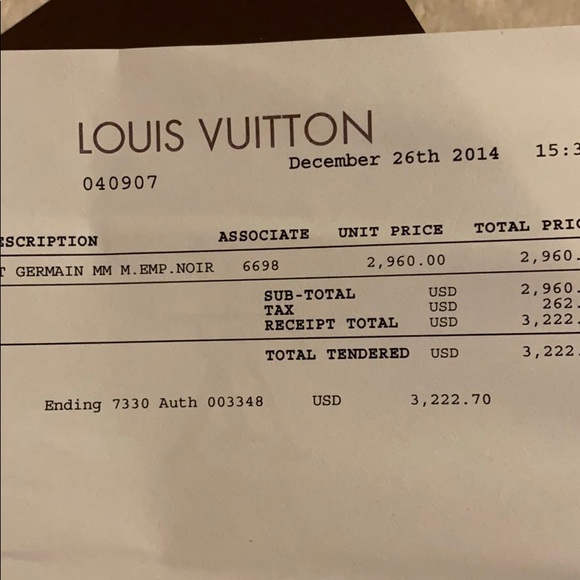 - Louis Vuitton St.Germain MM EMP.Noir - Picture 4 of 11